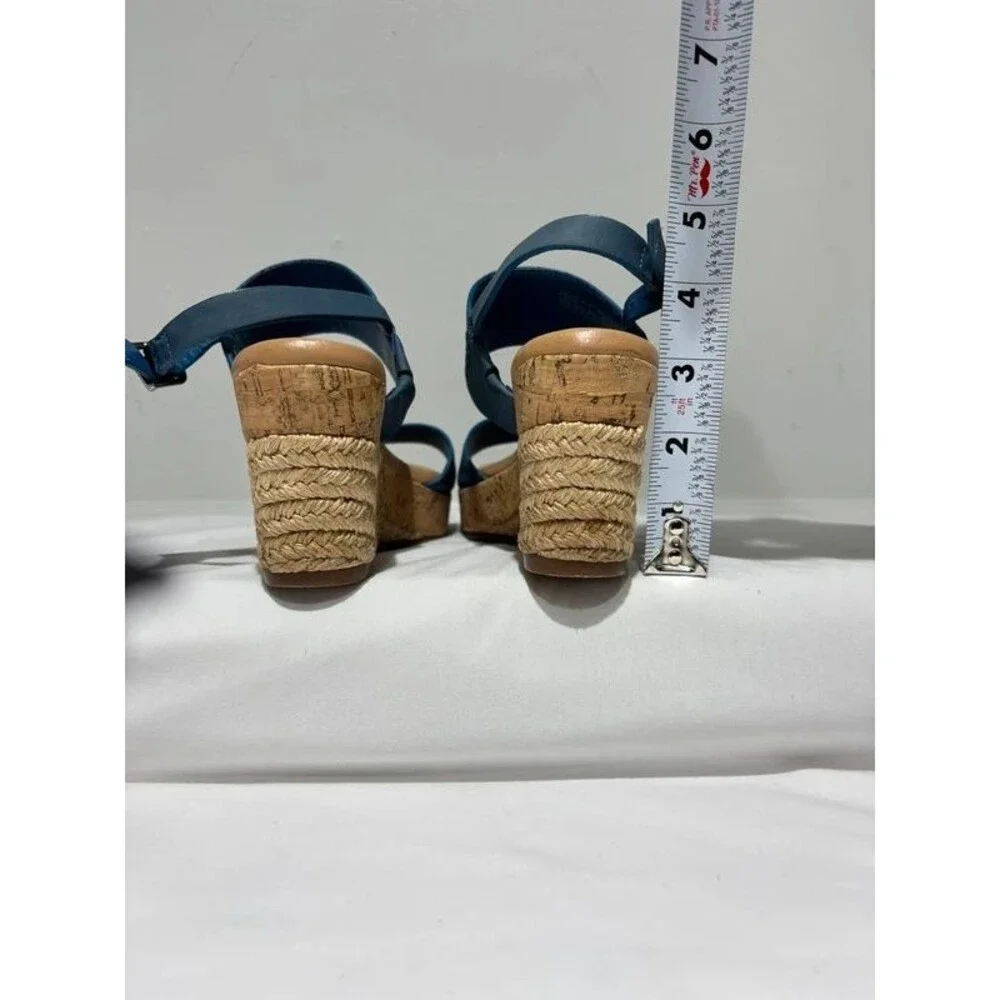 UGG Blue Wedge Sandals  Size 6